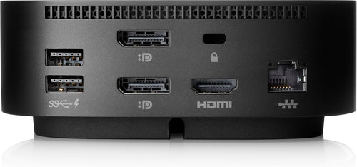 HP Docking Station USB-C G5 USB 3.2 Tipo-C, 4x USB 3.0, 1x USB 3.2 C, 1x HDMI, 2x DisplayPort, 1x RJ-45, Negro
