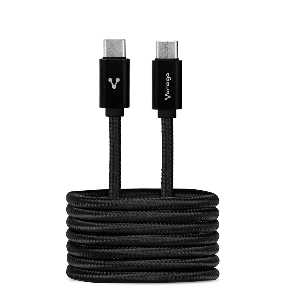 VORAGO CABLE VORAGO CAB-124 USB TIPO CADAP -USB TIPO C 1 MTR CARGA RAPIDA NEG