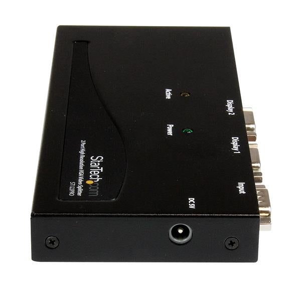 StarTech Duplicador Divisor de Video VGA de 2 Puertos 350MHz, Splitter Multiplicador de 2 Salidas HD15, 2048 x 1536, 350MHz