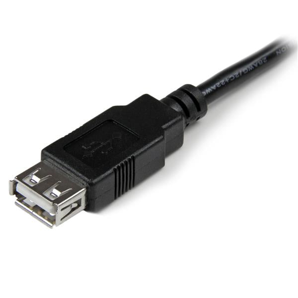 STARTECH CONSIG CABLE EXTENSOR USB 2.0 ADAP MACHO A HEMBRA DE 15CM .