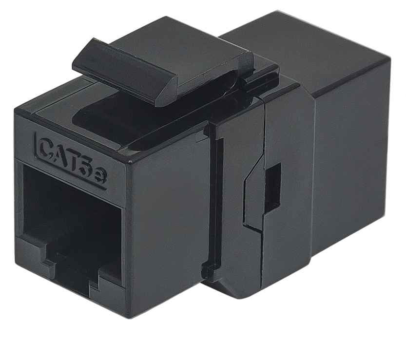 IC INTRACOM COPLE RJ45-RJ45 CAT5E KEYSTONE CABL UTP RED NEGRO