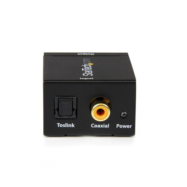 STARTECH CONSIG ADAPTADOR CONVERTIDOR AUDIO ADAP DIGITAL COAX SPDIF TOSLINK A RCA.