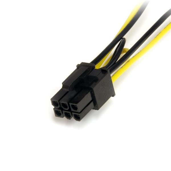 STARTECH CONSIG CABLE ADAPTADOR 15CM DE PODER CABL SATA A CONECTOR 6 PINES CORRIENT.