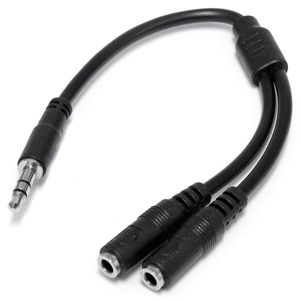 STARTECH CONSIG DIVISOR DE CABLE ESTEREO PARA CABL AUDIFONOS SPLITTER EN Y M A 2XH