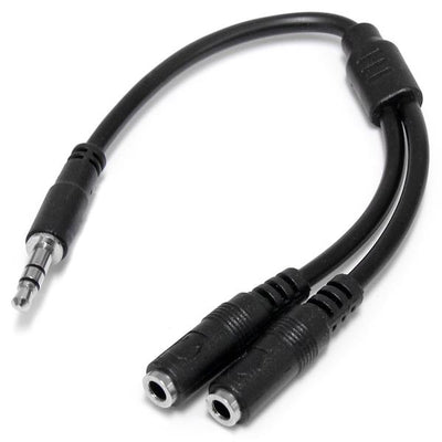 STARTECH CONSIG DIVISOR DE CABLE ESTEREO PARA CABL AUDIFONOS SPLITTER EN Y M A 2XH