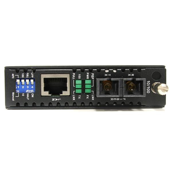 STARTECH CONSIG CONVERTIDOR DE MEDIOS ETHERNET PERP 10/100 A FIBRA MONOMODO SC 30KM