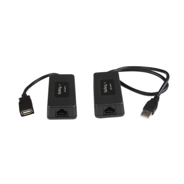 Extensor USB STARTECH de 1 Puerto a través de Cable Cat5 / Cat6 Ethernet hasta 40 metros de alcance, color negro