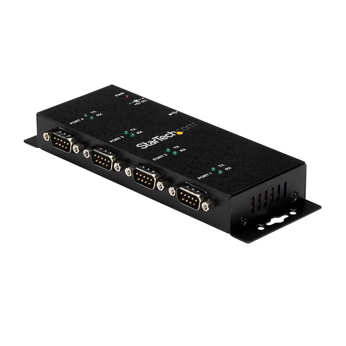 STARTECH CONSIG HUB CONCENTRADOR USB A SERIAL CTLR RS232 DB9 DE 4 PUERTOS DE RIEL DIN