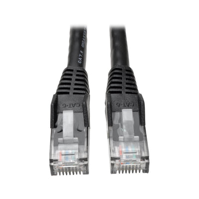 TRIPPLITE CONSIG. CABLE PATCH CAT6 UTP MOLDEADO CABL SNAGLESS RJ45 M/M NEGRO 4.57M .