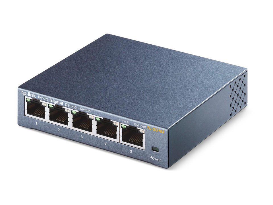 TP-LINK SWITCH DE ESCRITORIO CON PERP 5PTOS GIGABIT SIN ADMINISTRACION
