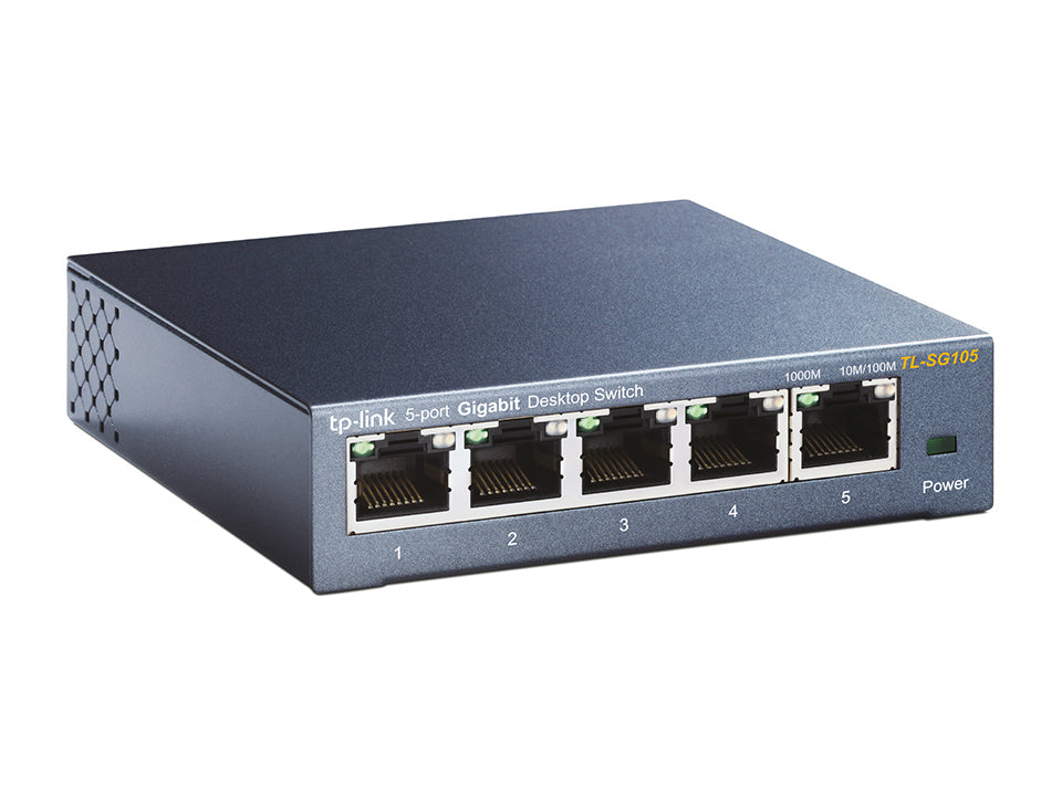 TP-LINK SWITCH DE ESCRITORIO CON PERP 5PTOS GIGABIT SIN ADMINISTRACION