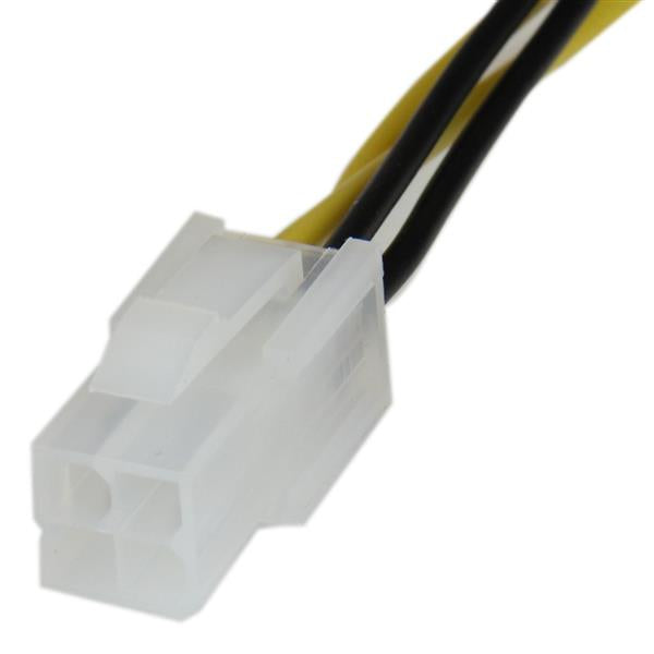 STARTECH CONSIG CABLE 0.2M EXTENSOR ATX 12V 4 CABL PINES ALIMENTACION MACHO A HEMBR.