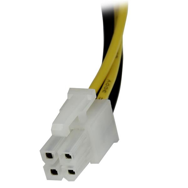 STARTECH CONSIG CABLE 0.2M EXTENSOR ATX 12V 4 CABL PINES ALIMENTACION MACHO A HEMBR.