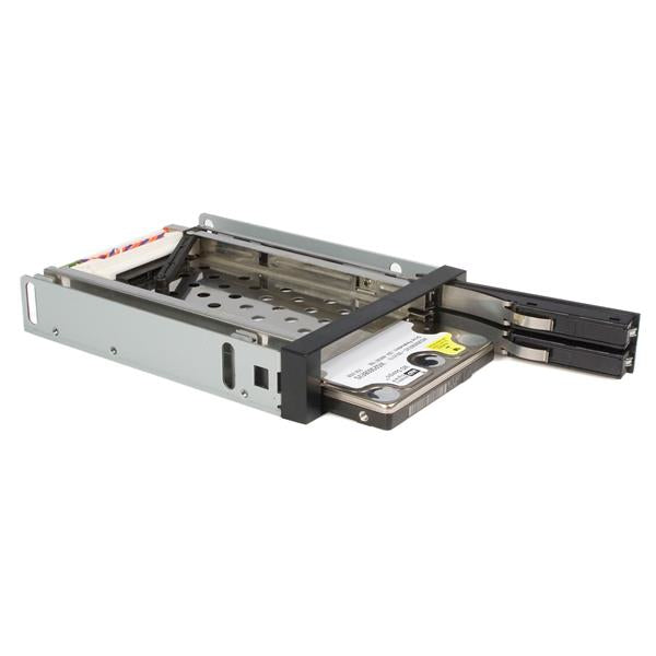 STARTECH CONSIG RACK MOVIL BACKPLANE 2 DISCOS ENCL DURO SATA 2.5 SIN BANDEJA BAHIA 3.