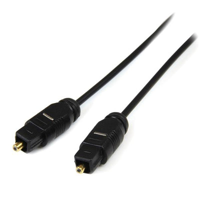 STARTECH CONSIG CABLE 4.5M TOSLINK OPTICO ADAP AUDIO DIGITAL SPDIF DELGADO NEGR.