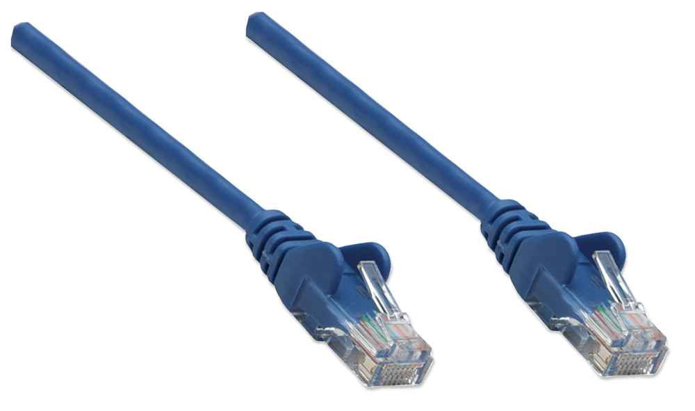 IC INTRACOM CABLE DE RED PATCH CAT5E CABL RJ45 0.50M AZUL