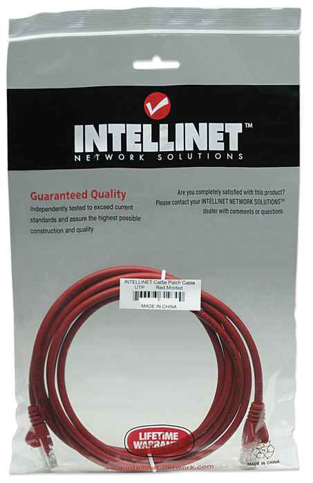 CABLE DE RED PATCH CAT5E CABL RJ45 1.0M ROJO