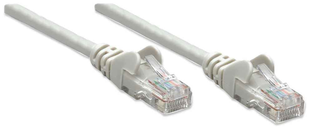 Cable de red patch MANHATTAN CAT6 CABL RJ45 1.5M, gris