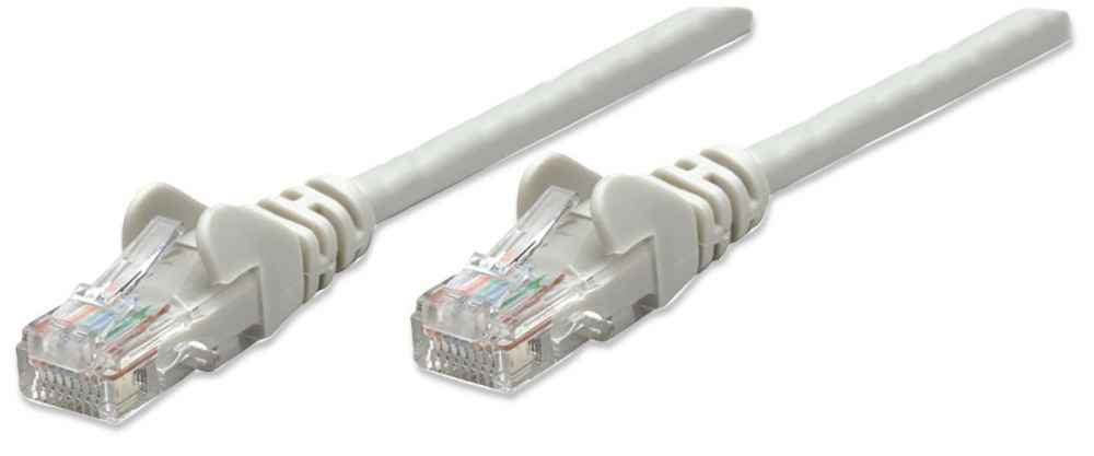 Cable de red patch MANHATTAN CAT6 CABL RJ45 1.5M, gris