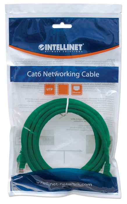 CABLE DE RED PATCH CAT6 CABL RJ45 0.5M VERDE