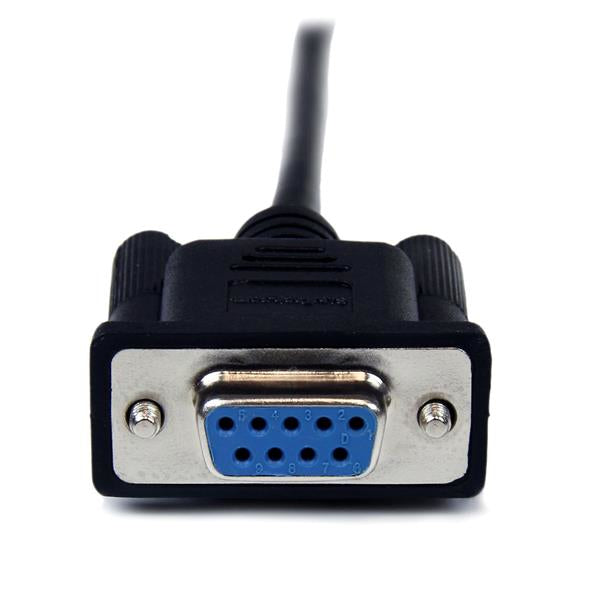 STARTECH CONSIG CABLE 1M MODEM NULO CABL NULL SERIAL DB9 HEMBRA A MACHO .