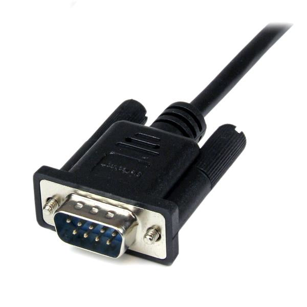 STARTECH CONSIG CABLE 1M MODEM NULO CABL NULL SERIAL DB9 HEMBRA A MACHO .