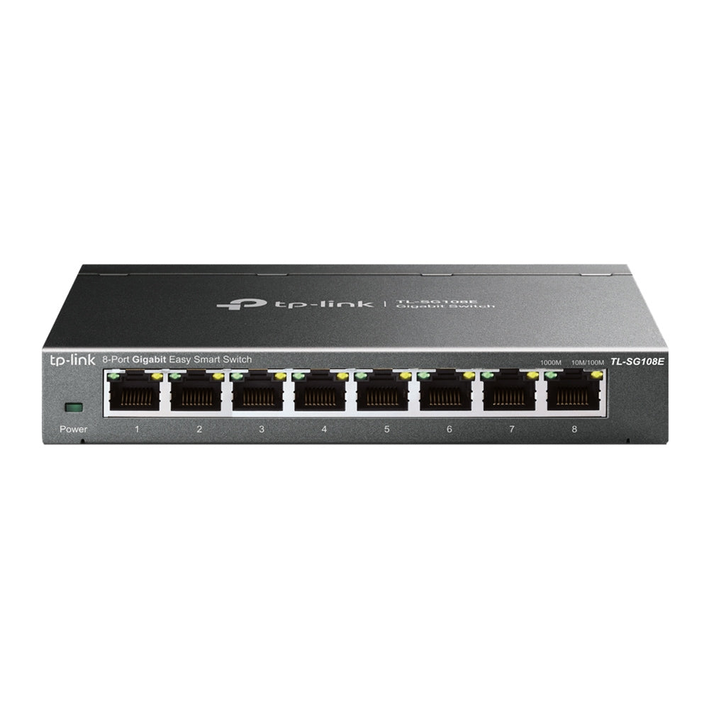 TP-LINK SWITCH EASY SMART GIGABIT PERP 8 PUERTOS RJ45