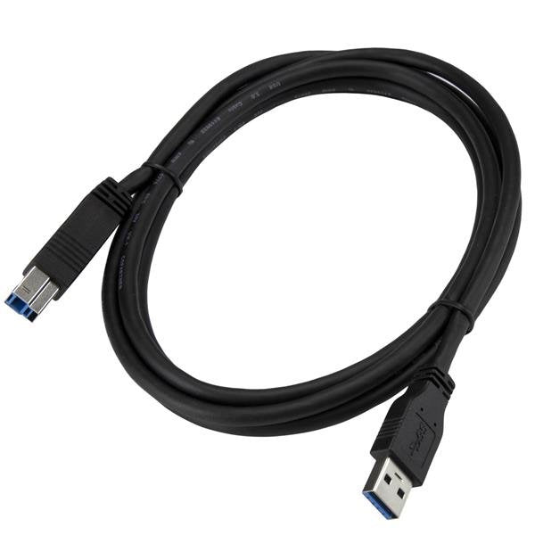 STARTECH CONSIG CABLE 2M USB 3.0 USB B MACHO A ADAP USB A MACHO CERTIFICADO SS .