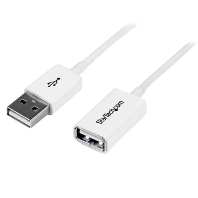 STARTECH CONSIG CABLE 1M EXTENSION ALARGADOR ADAP USB 2.0 MACHO A HEMBRA BLANCO .