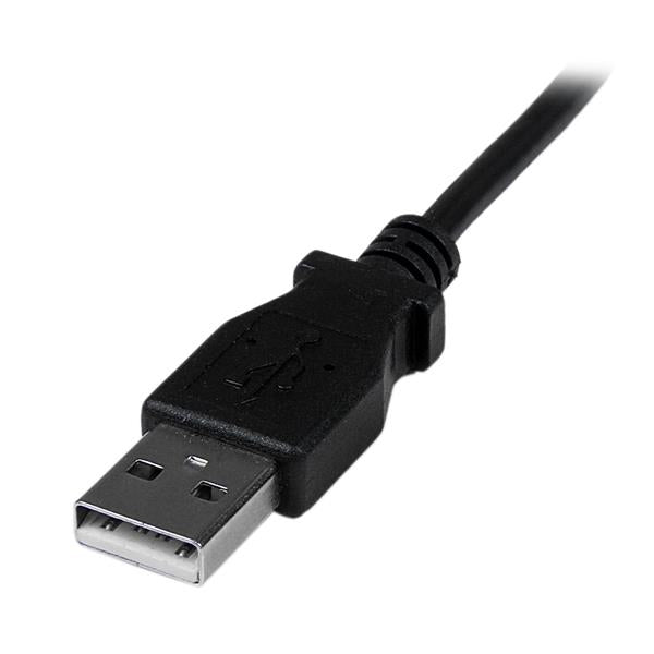 STARTECH CONSIG CABLE 2M MINI USB B A USB A ADAP ACODADO HACIA ABAJO ADAPTADOR