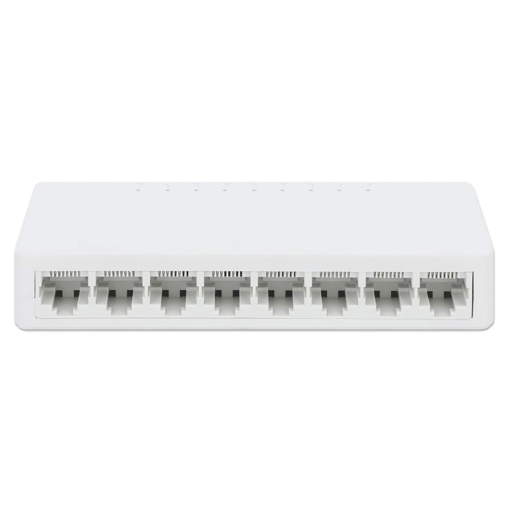 INTRACOM SWITCH 8 PUERTOS FASTETHERNET PERP 10/100 ESCRITORIO BLANCO