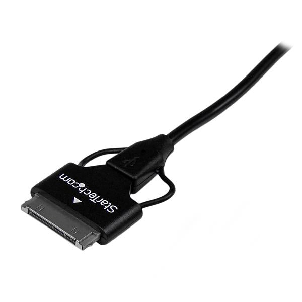 STARTECH CONSIG CABLE USB 65CM COMBO CARGADOR ADAP MICRO USB SAMSUNG GALAXY TAB .