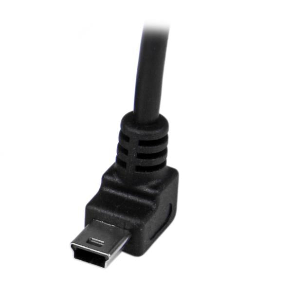 STARTECH CONSIG CABLE 1M MINI USB B A USB A ADAP ACODADO HACIA ARRIBA ADAPTADOR .