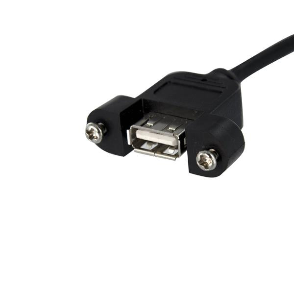STARTECH CONSIG CABLE 91CM USB 2.0 MONTAJE EN ADAP PANEL MACHO IDC5 A HEMBRA USBA