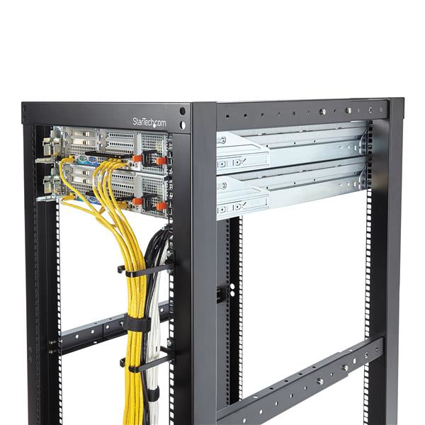 STARTECH CONSIG ANILLA PASACABLES EN D RACK 1U ACCS VERTICAL GUIACABLES 4.5X10CM