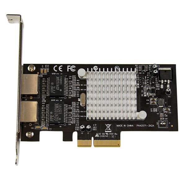 Tarjeta StarTech.com PCI Express Gigabit Ethernet, Alámbrico, 2x RJ-45, con Chipset Intel i350