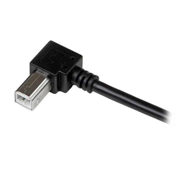 STARTECH CONSIG CABLE USB 2M IMPRESORA USB A ADAP USB B ACODADO ANGULO DERECHO .