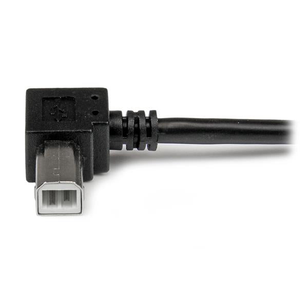 STARTECH CONSIG CABLE USB 2M IMPRESORA USB A ADAP USB B ACODADO ANGULO DERECHO .