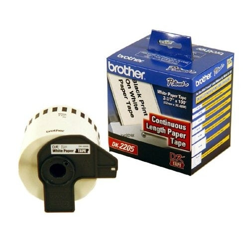 BROTHER CINTA NEGRO SOBRE BLANCO LABL 62MM X 30.4M