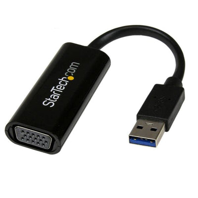 Adaptador de Video Convertidor USB 3.0 a VGA, Cable Compacto, 1920x1200 / 1080p, 1920 x 1200 Supported, Negro
