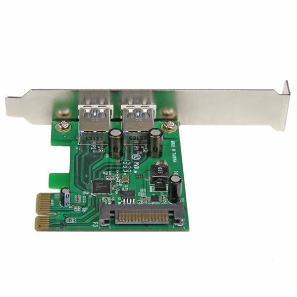 Tarjeta PCI Express STARTECH de 2 Puertos USB 3.0 (5Gbps) alimentación SATA
