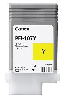 CANON CARTUCHO INKJET PFI-107 Y YELLOINK 130ML PARA PLOTTER IPF