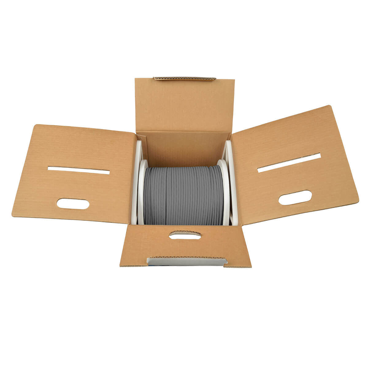 Cable Tripp Lite N222-01K-GY, Cat6 Gigabit Sólido, 304.8m, Gris
