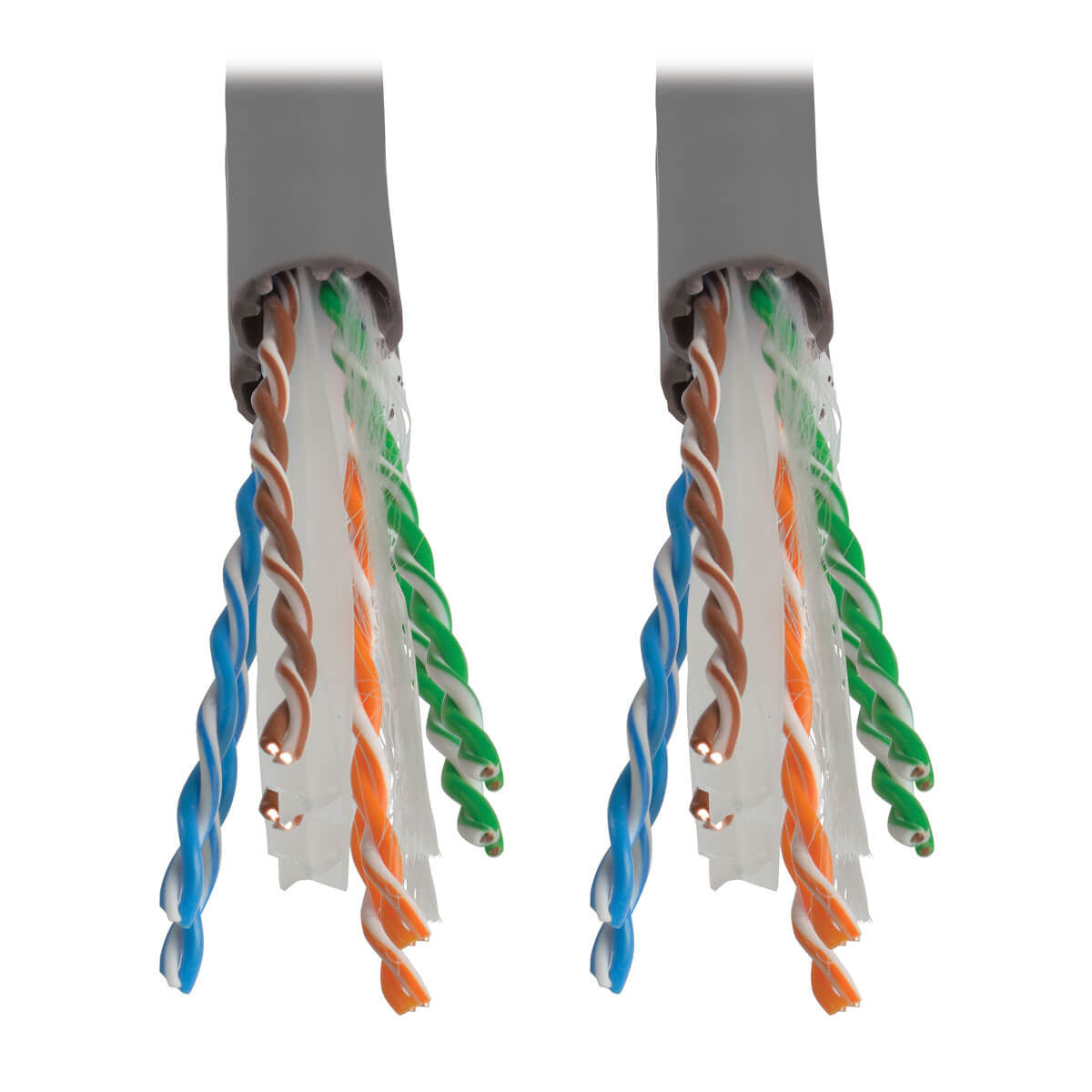 Cable Tripp Lite N222-01K-GY, Cat6 Gigabit Sólido, 304.8m, Gris