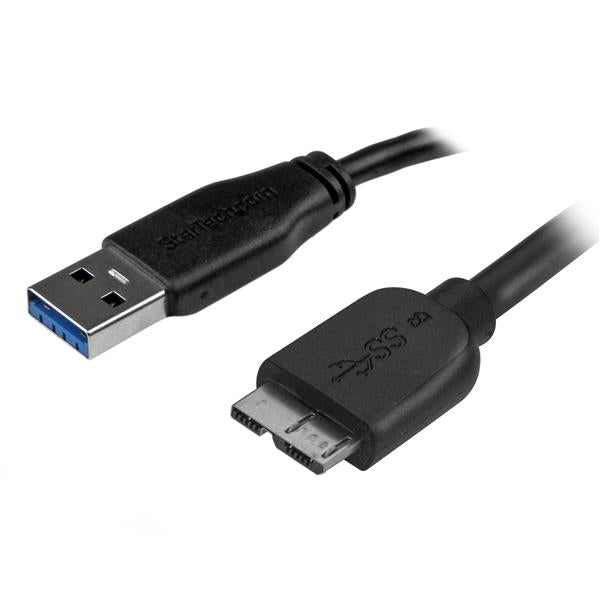 STARTECH CONSIG CABLE 2M USB 3.0 DELGADO A ADAP MACHO A MICRO B MACHO