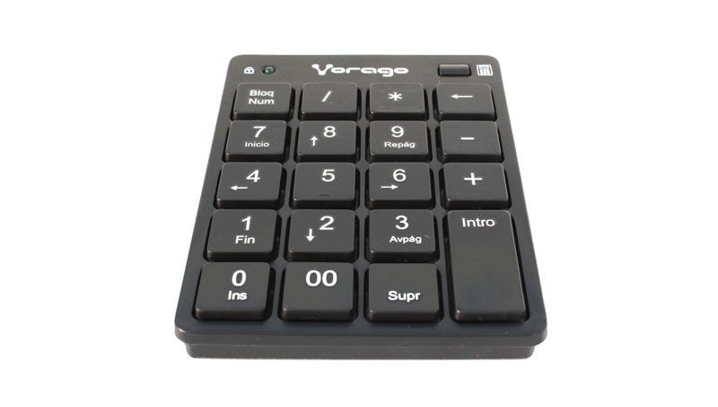 AC-449585-3 Vorago Teclado Numérico KB-105, Alámbrico, USB, Negro