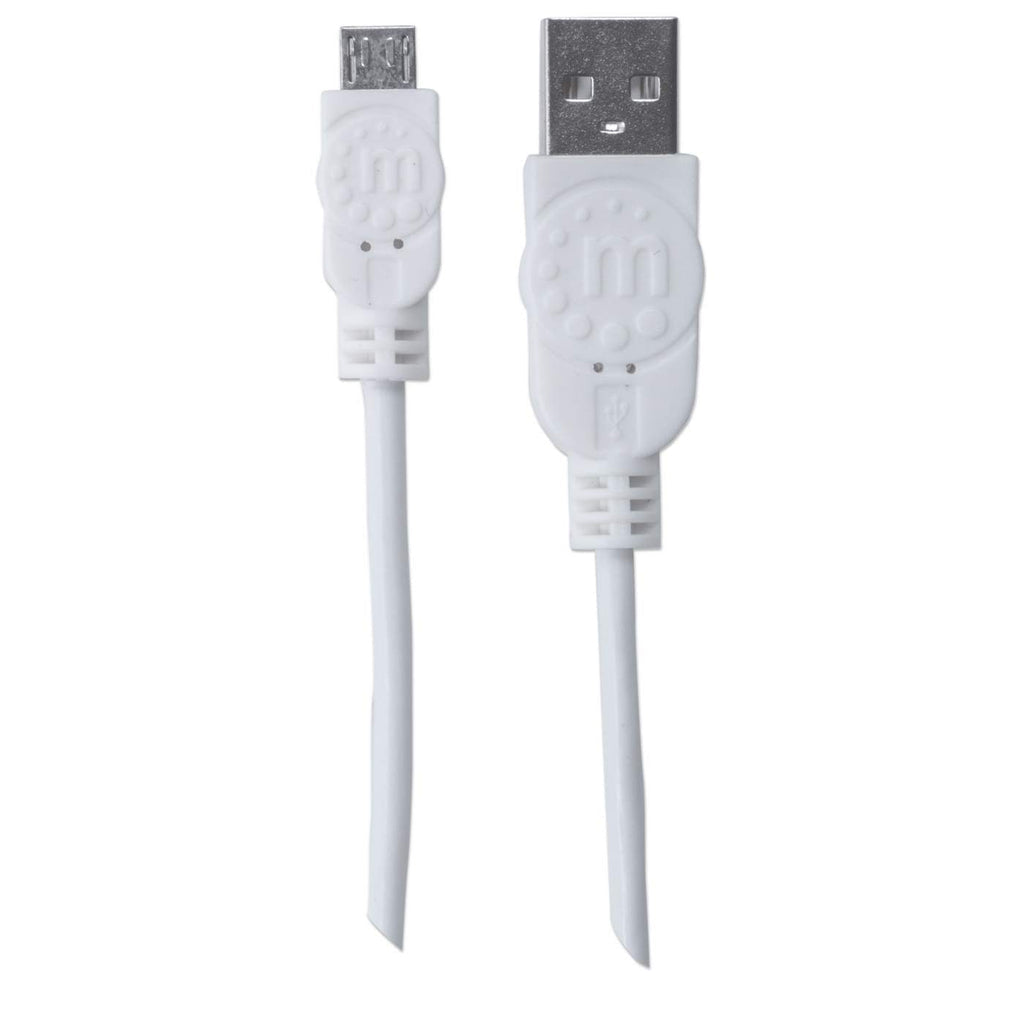 INTRACOM CABLE USB V2 A-MICRO B BOLSA CABL PVC 1.8M BLANCO.
