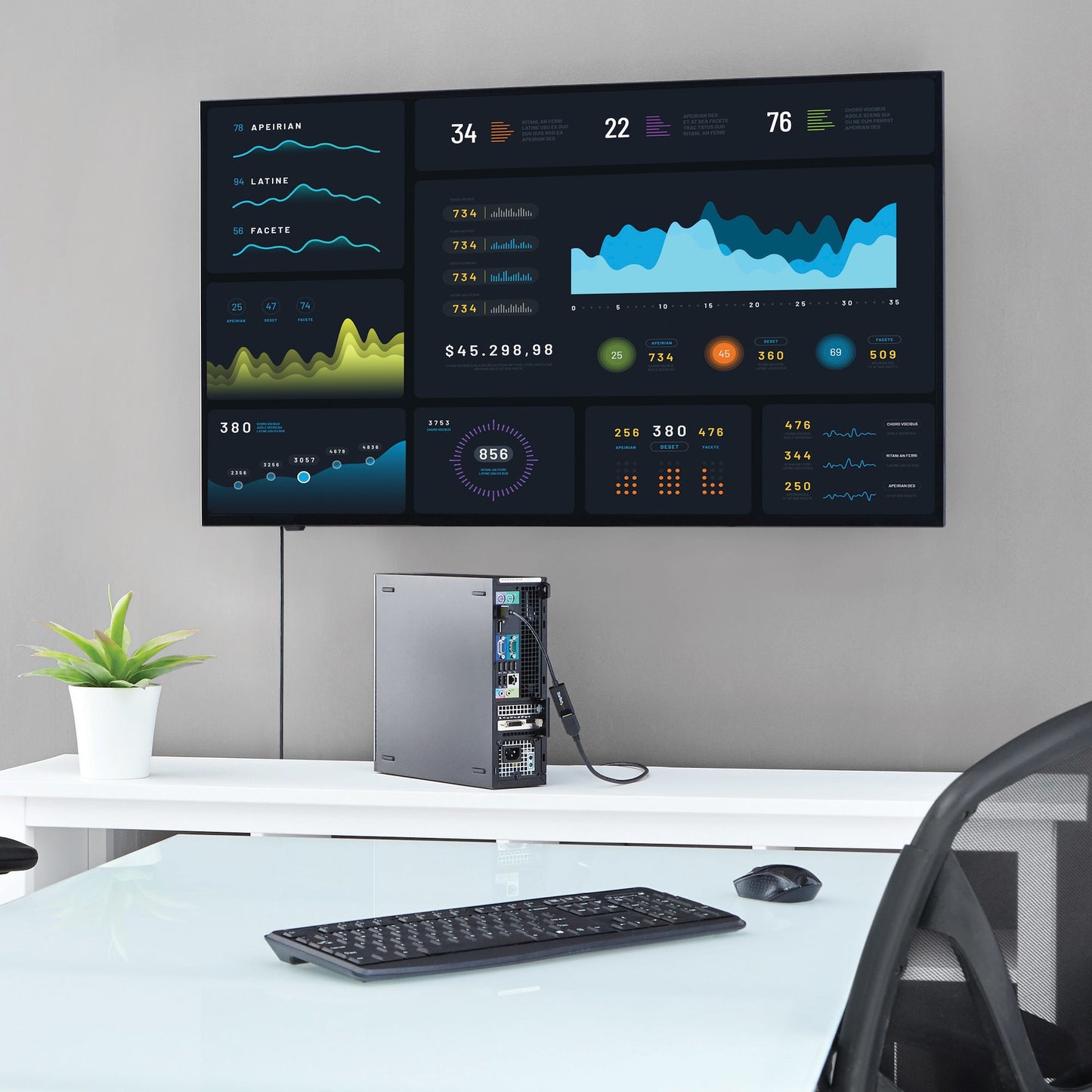STARTECH CONSIG CONVERTIDOR DISPLAYPORT A HDMI ADAP ADAPTADOR ACTIVO DP 4K 30HZ .
