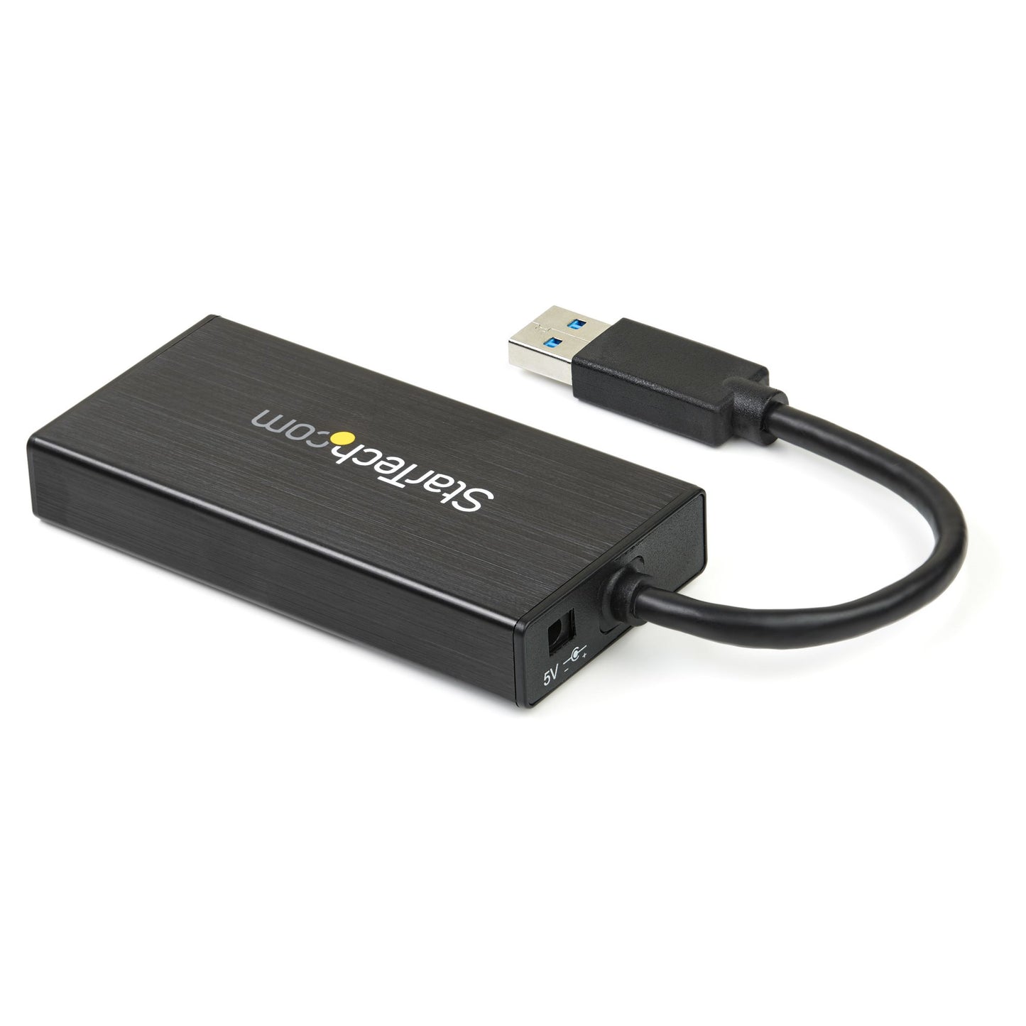 STARTECH CONSIG HUB USB 3.0 ALUMINIO CON CABLE DOCK 3 PUERTOS Y ADAPTADOR ETHERNET .