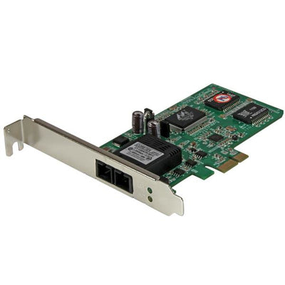 Tarjeta de Red Ethernet PCI Express STARTECH de Fibra SC Multimodo - 550m - PCI Express x1 puerto